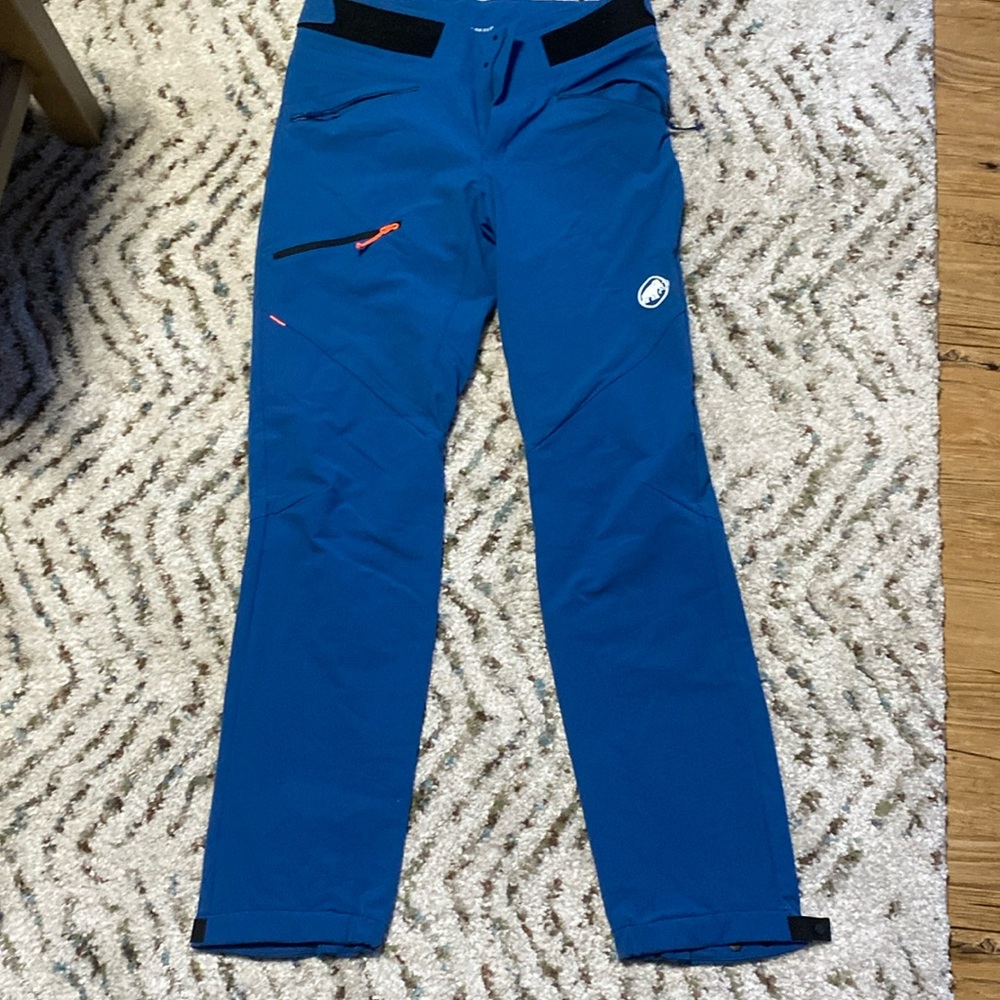 NEW UNUSED Mammut Men's 32 x 32 Blue Ski Pants